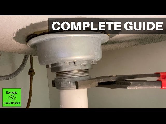 How To Remove Kitchen Sink Strainer
